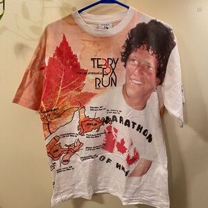 Vintage 2005 Terry Fox Marathon of Hope Tshirt